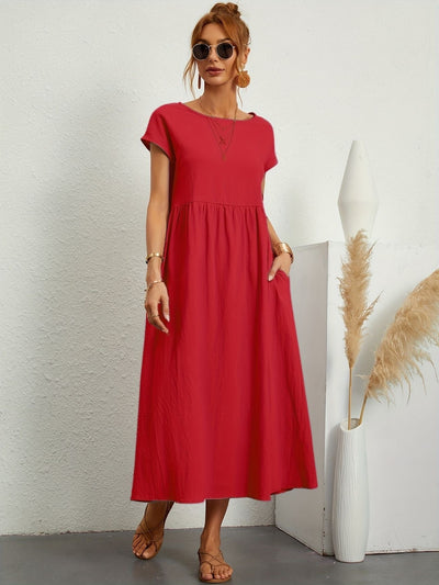 Rosineo™ | Lässiges Leinenkleid