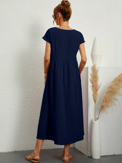 Rosineo™ | Lässiges Leinenkleid
