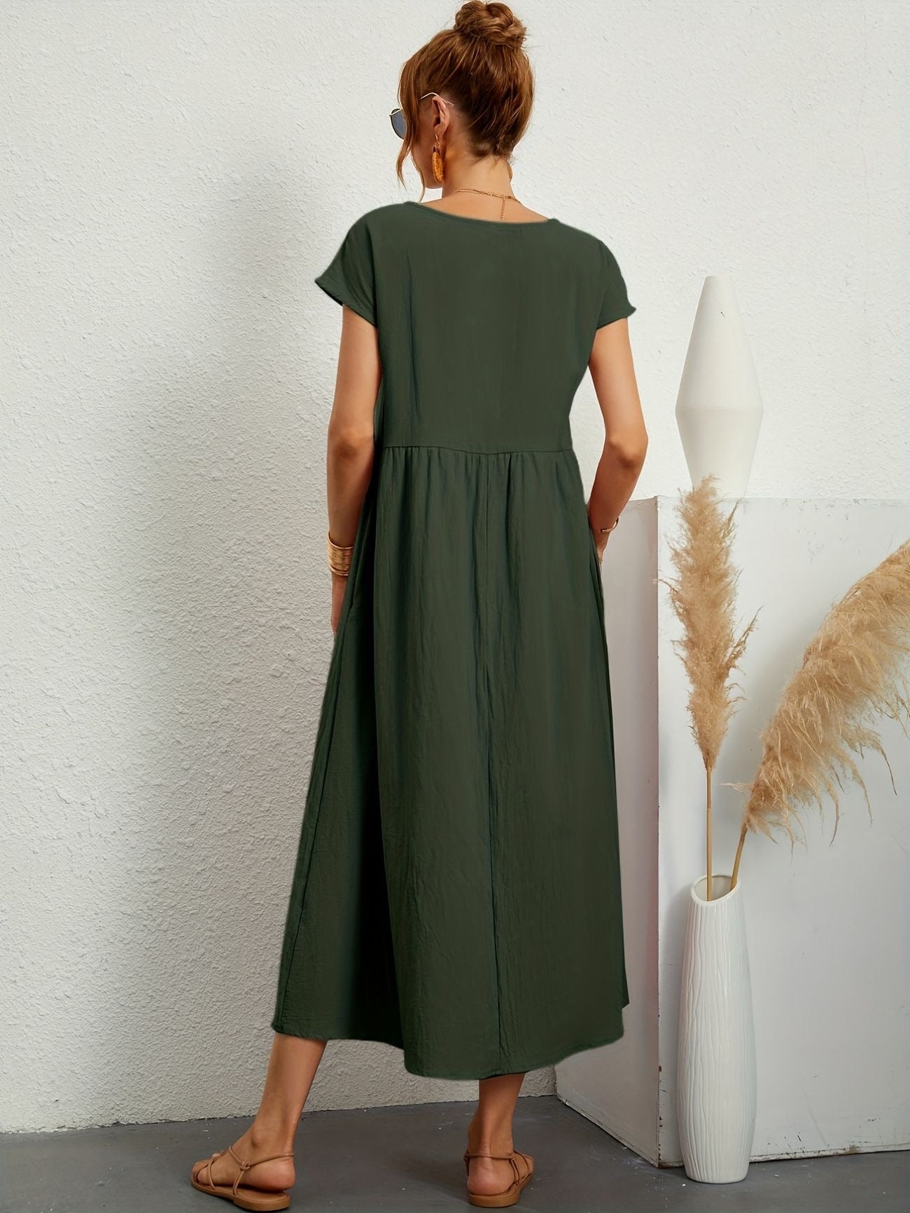 Rosineo™ | Lässiges Leinenkleid