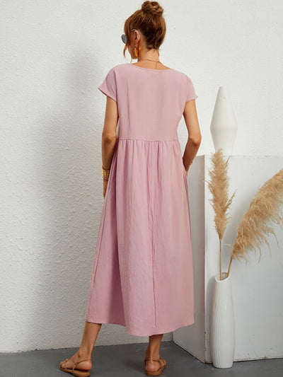 Rosineo™ | Lässiges Leinenkleid