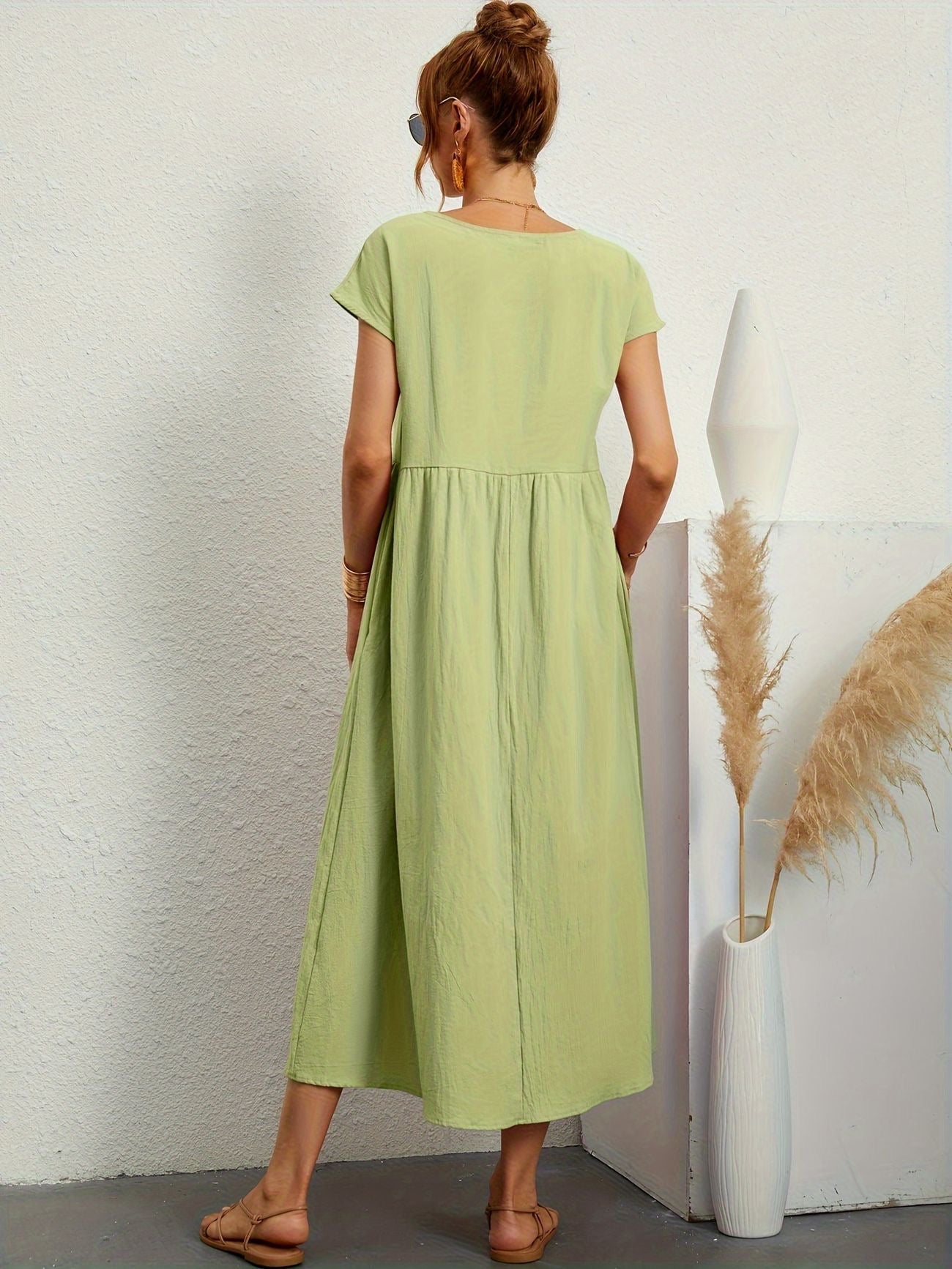 Rosineo™ | Lässiges Leinenkleid
